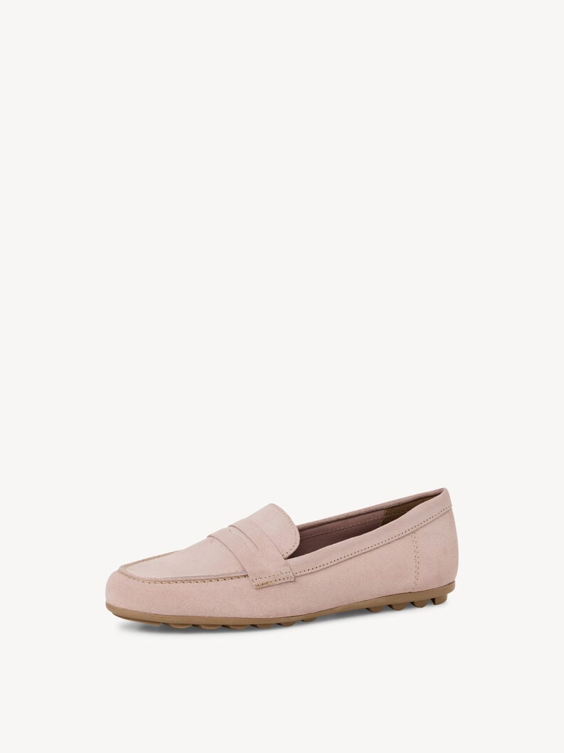 cuir mocassins rose 1-24229-42-521 acheter tamaris chaussures de bateau en ligne