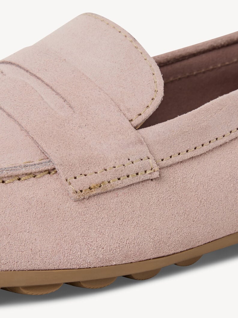 cuir mocassins rose 1-24229-42-521 acheter tamaris chaussures de bateau en ligne