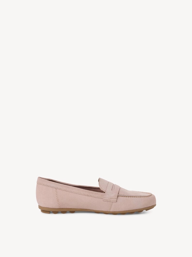 cuir mocassins rose 1-24229-42-521 acheter tamaris chaussures de bateau en ligne