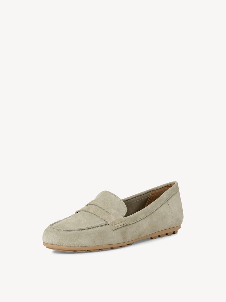 cuir mocassins vert 1-24229-42-763 acheter tamaris faible chaussures chaussons en ligne
