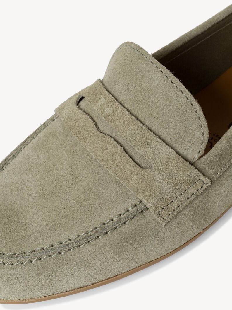 cuir mocassins vert 1-24229-42-763 acheter tamaris faible chaussures chaussons en ligne
