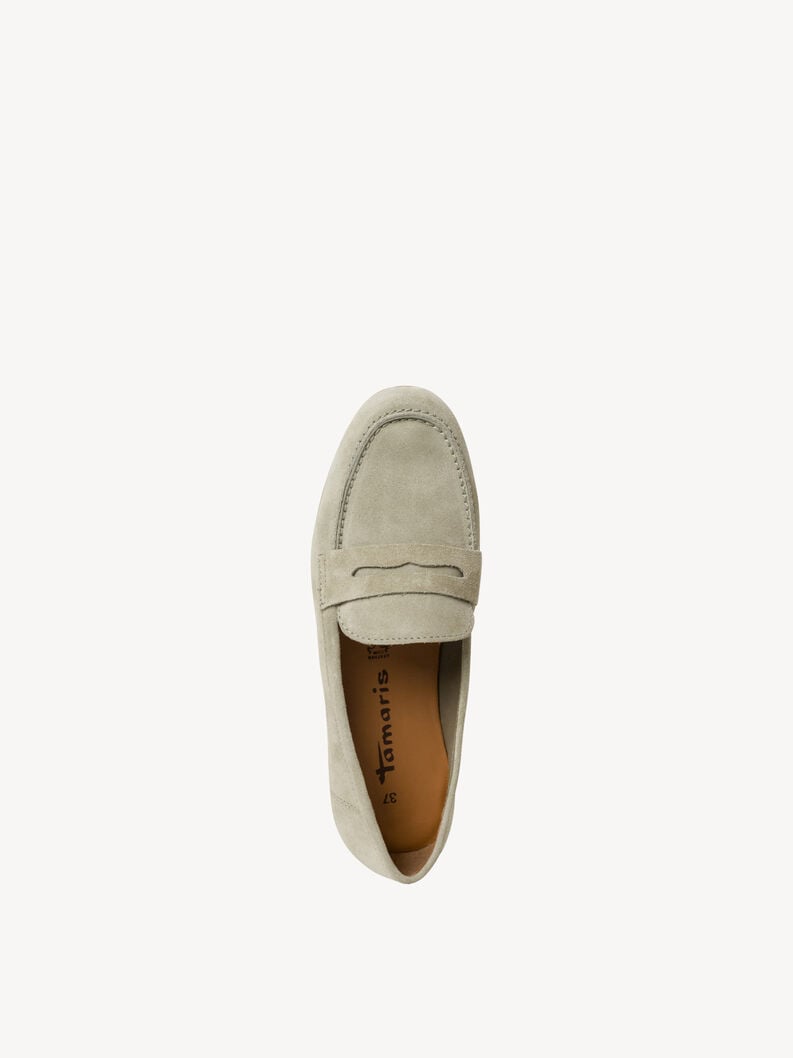 cuir mocassins vert 1-24229-42-763 acheter tamaris faible chaussures chaussons en ligne
