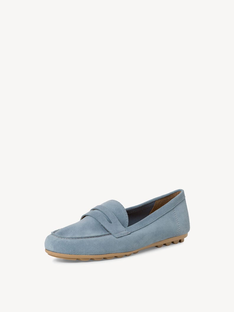 cuir mocassins bleu 1-24229-42-880 acheter tamaris faible chaussures chaussons en ligne