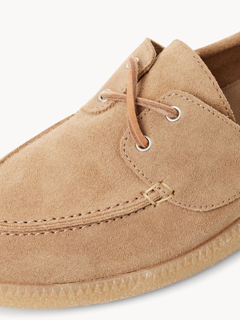 cuir mocassins beige 1-24602-44-341 acheter tamaris chaussures de bateau en ligne