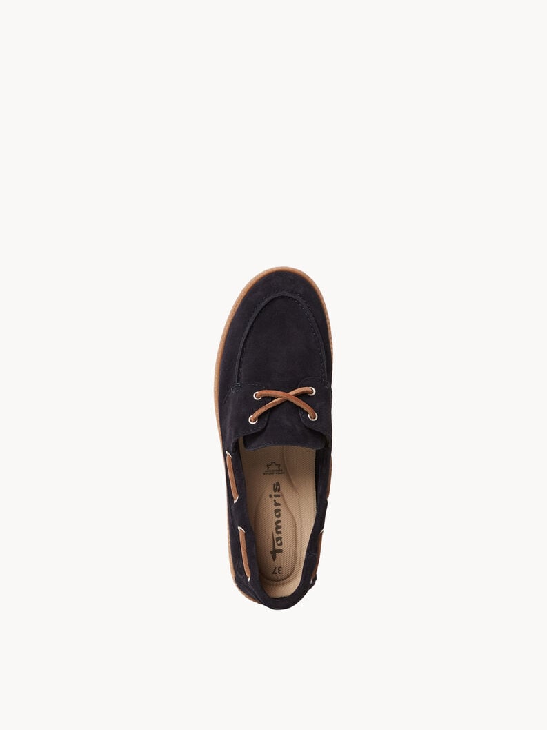 cuir mocassins bleu 1-24602-44-805 acheter tamaris faible chaussures chaussons en ligne