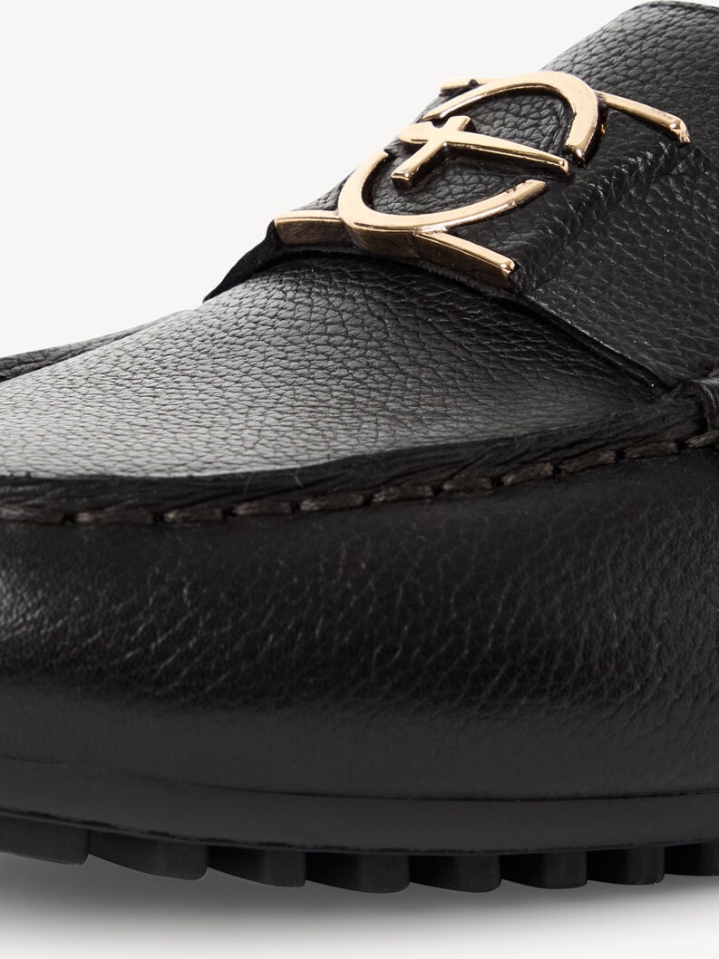 cuir mocassin - noir 1-24630-44-003 acheter tamaris faible chaussures chaussons en ligne