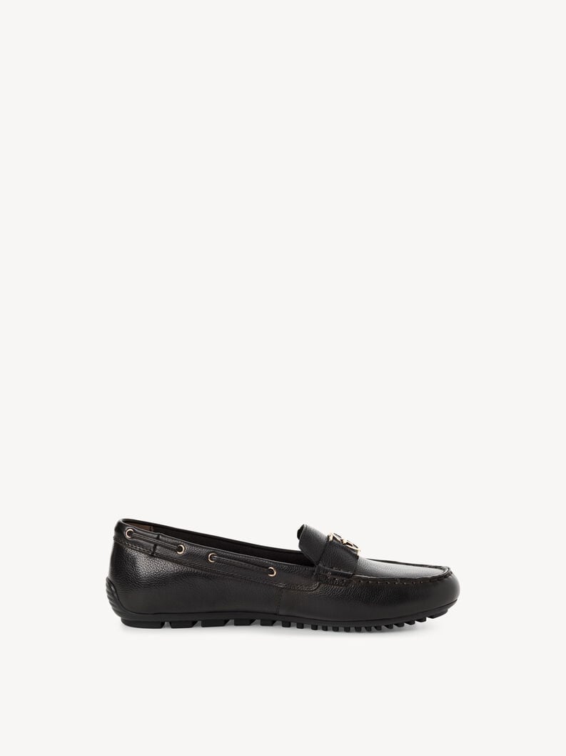 cuir mocassin - noir 1-24630-44-003 acheter tamaris faible chaussures chaussons en ligne