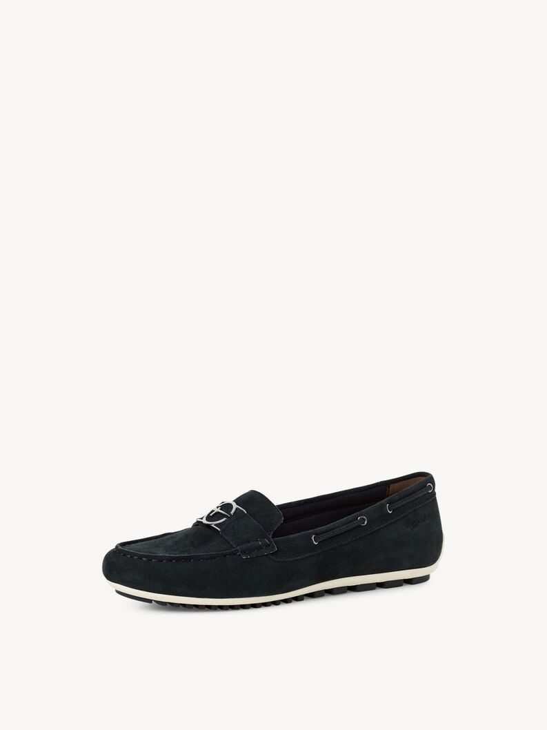 cuir mocassins bleu 1-24630-44-805 acheter tamaris faible chaussures chaussons en ligne