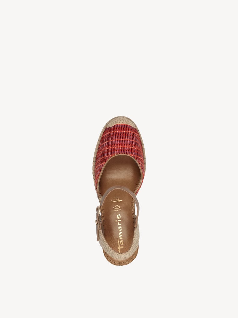 espadrill - rouge 1-29610-42-590 acheter tamaris espadrills en ligne