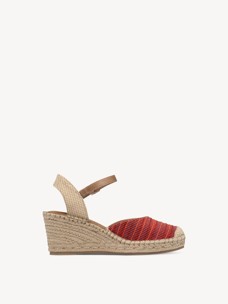 espadrill - rouge 1-29610-42-590 acheter tamaris espadrills en ligne
