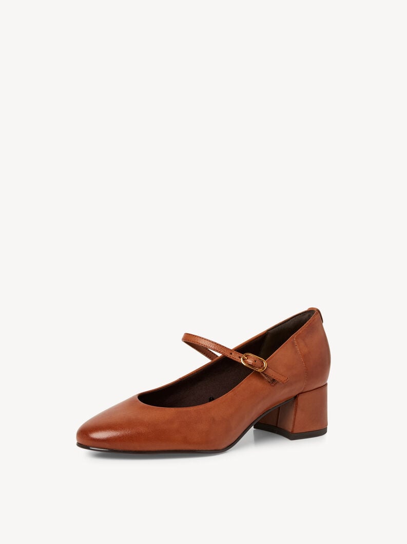 escarpins en cuir - marron 1-22311-43-3b8 acheter tamaris pompes en ligne