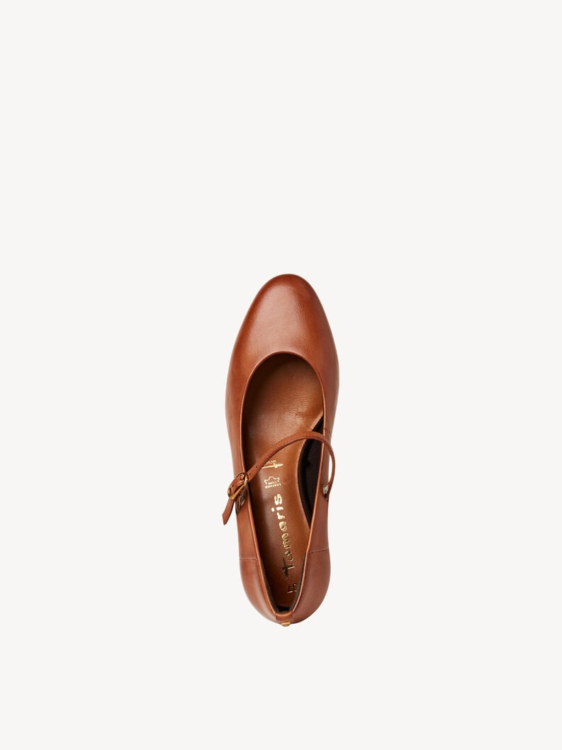 escarpins en cuir - marron 1-22311-43-3b8 acheter tamaris pompes en ligne