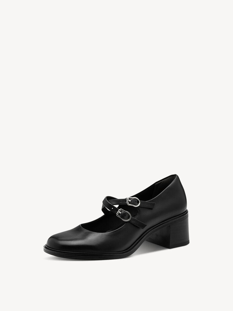 escarpins en cuir - noir 1-22411-45-001 acheter tamaris pompes en ligne