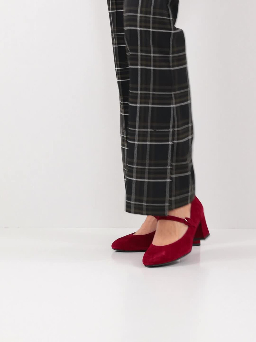escarpins en cuir - rouge 1-22460-45-537 acheter tamaris pompes en ligne