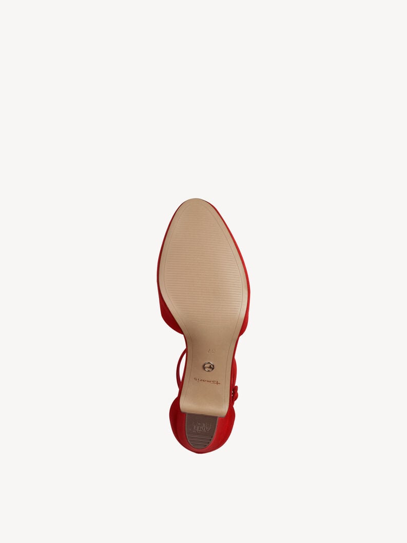 pompes - rouge 1-24412-41-500 acheter tamaris pompes en ligne