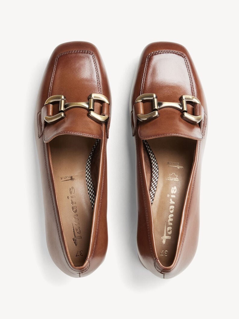 cuir trotteur - brun 1-24349-45-305 acheter tamaris faible chaussures chaussons en ligne
