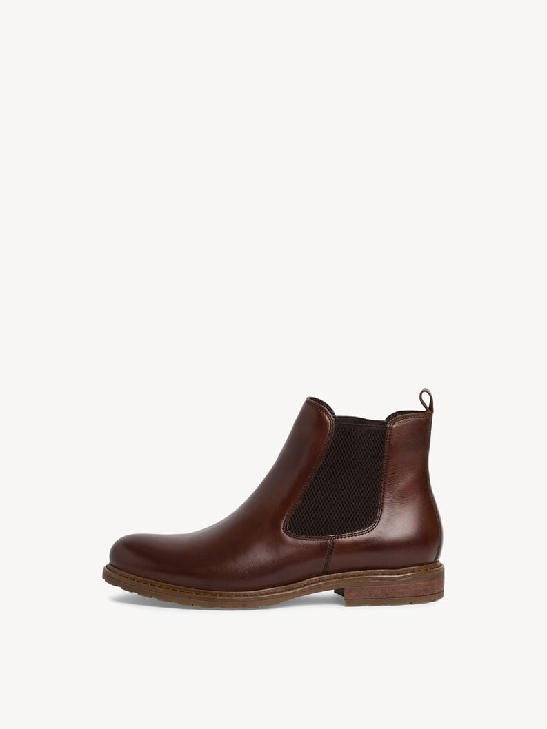 cuir chelsea boot - brun 1-25056-41-356 acheter tamaris bottines en ligne