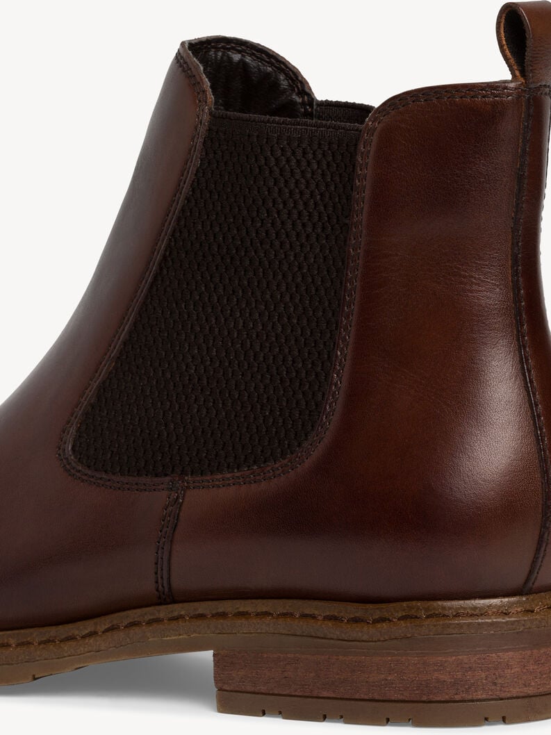 cuir chelsea boot - brun 1-25056-41-356 acheter tamaris bottines en ligne