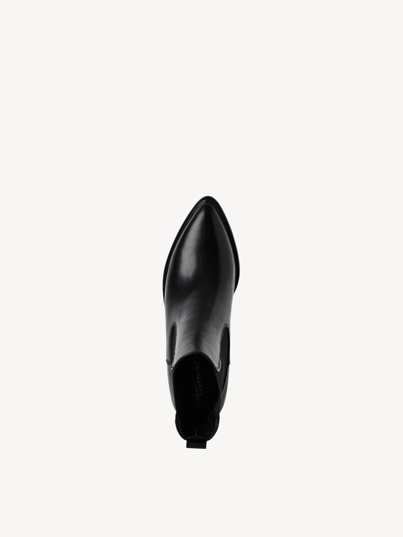 cuir chelsea boot - noir 1-25301-45-003 acheter tamaris bottines en ligne