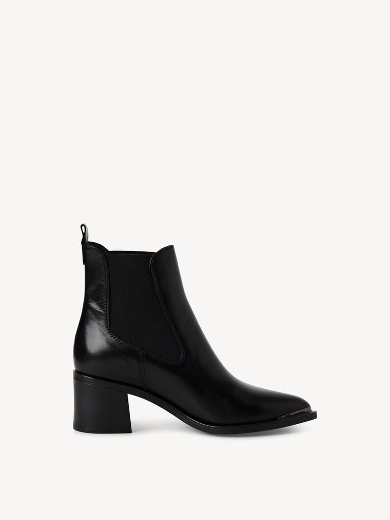 cuir chelsea boot - noir 1-25301-45-003 acheter tamaris bottines en ligne