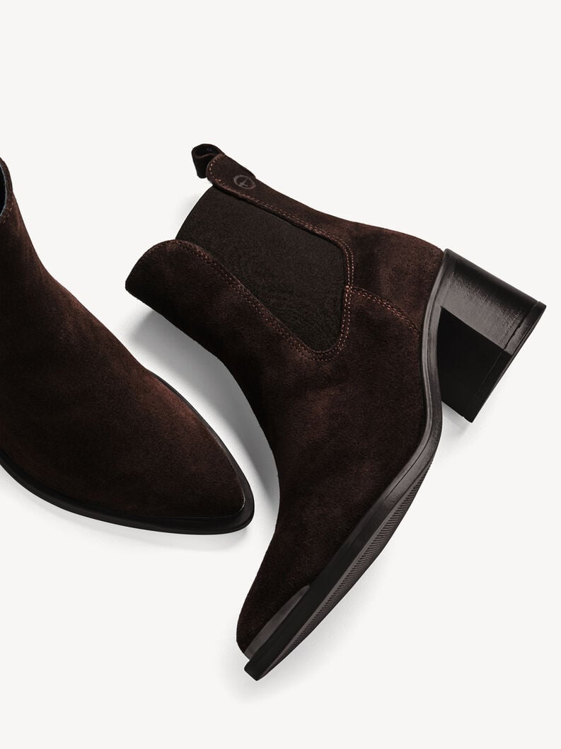cuir chelsea boot - brun 1-25301-45-304 acheter tamaris bottines en ligne