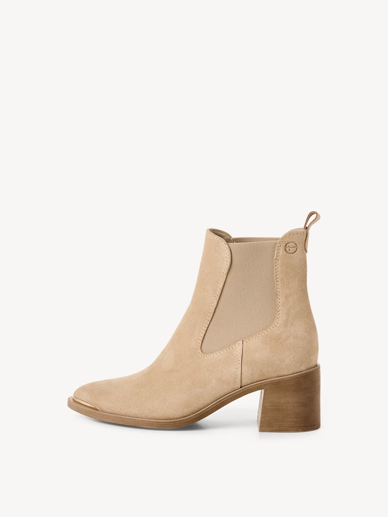 cuir chelsea boot - beige 1-25301-45-400 acheter tamaris bottines en ligne