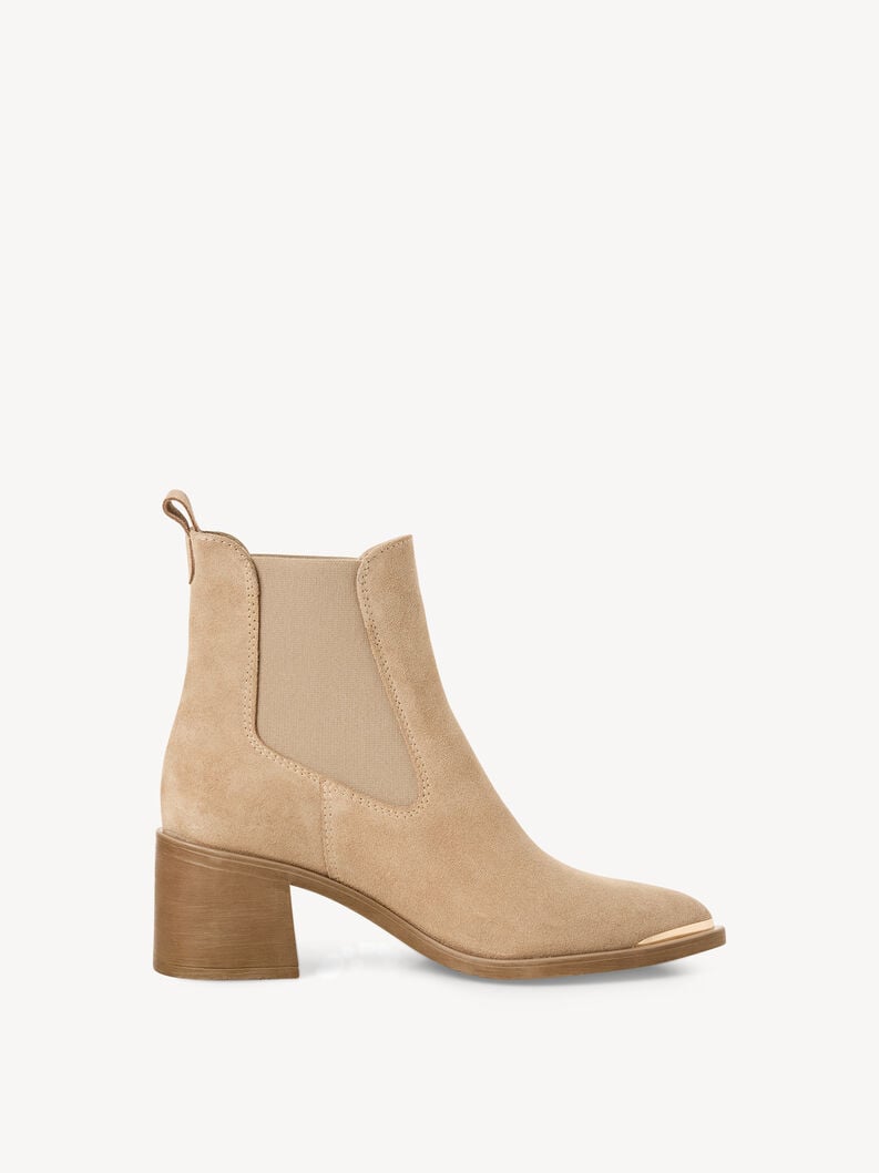 cuir chelsea boot - beige 1-25301-45-400 acheter tamaris bottines en ligne