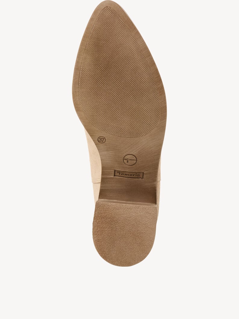 cuir chelsea boot - beige 1-25301-45-400 acheter tamaris bottines en ligne