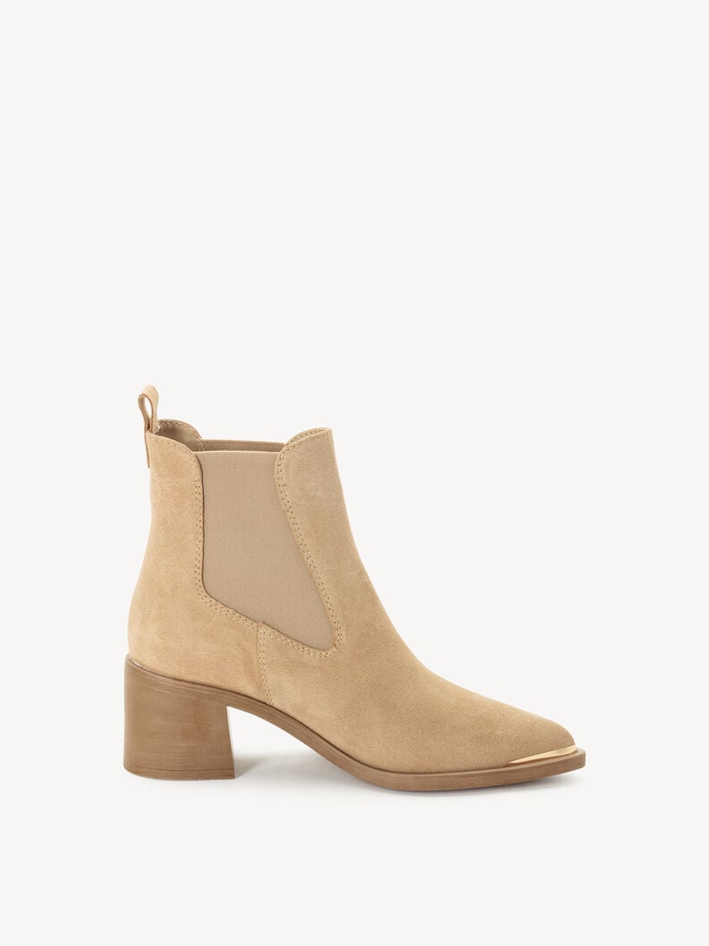 cuir chelsea boot - beige 1-25301-45-4b0 acheter tamaris bottines en ligne