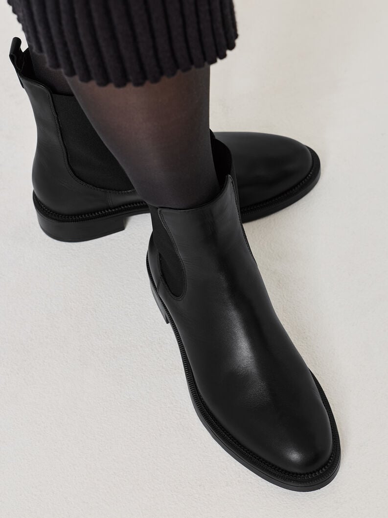 cuir chelsea boot - noir 1-25302-45-001 acheter tamaris bottines en ligne