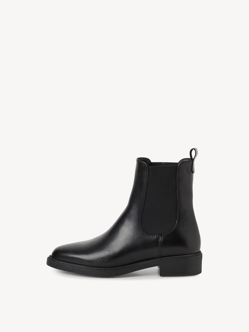 cuir chelsea boot - noir 1-25302-45-001 acheter tamaris bottines en ligne