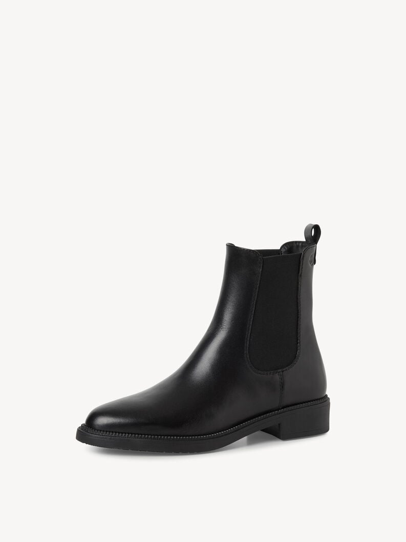 cuir chelsea boot - noir 1-25302-45-001 acheter tamaris bottines en ligne