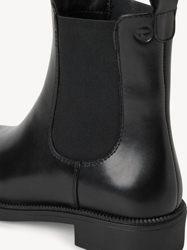 cuir chelsea boot - noir 1-25302-45-001 acheter tamaris bottines en ligne