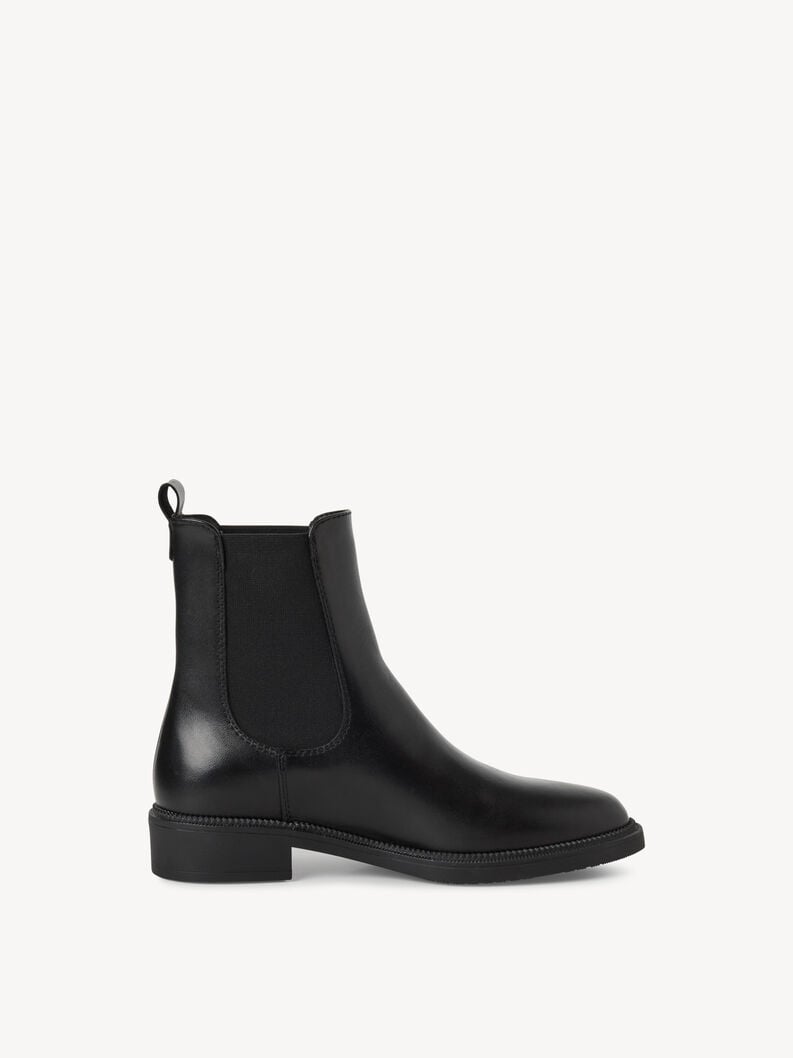 cuir chelsea boot - noir 1-25302-45-001 acheter tamaris bottines en ligne