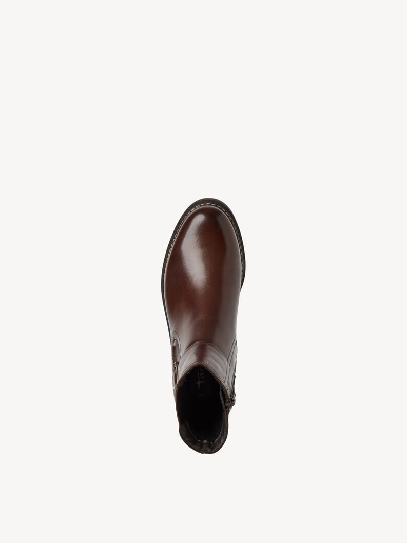 cuir chelsea boot - brun 1-25345-45-311 acheter tamaris bottines en ligne