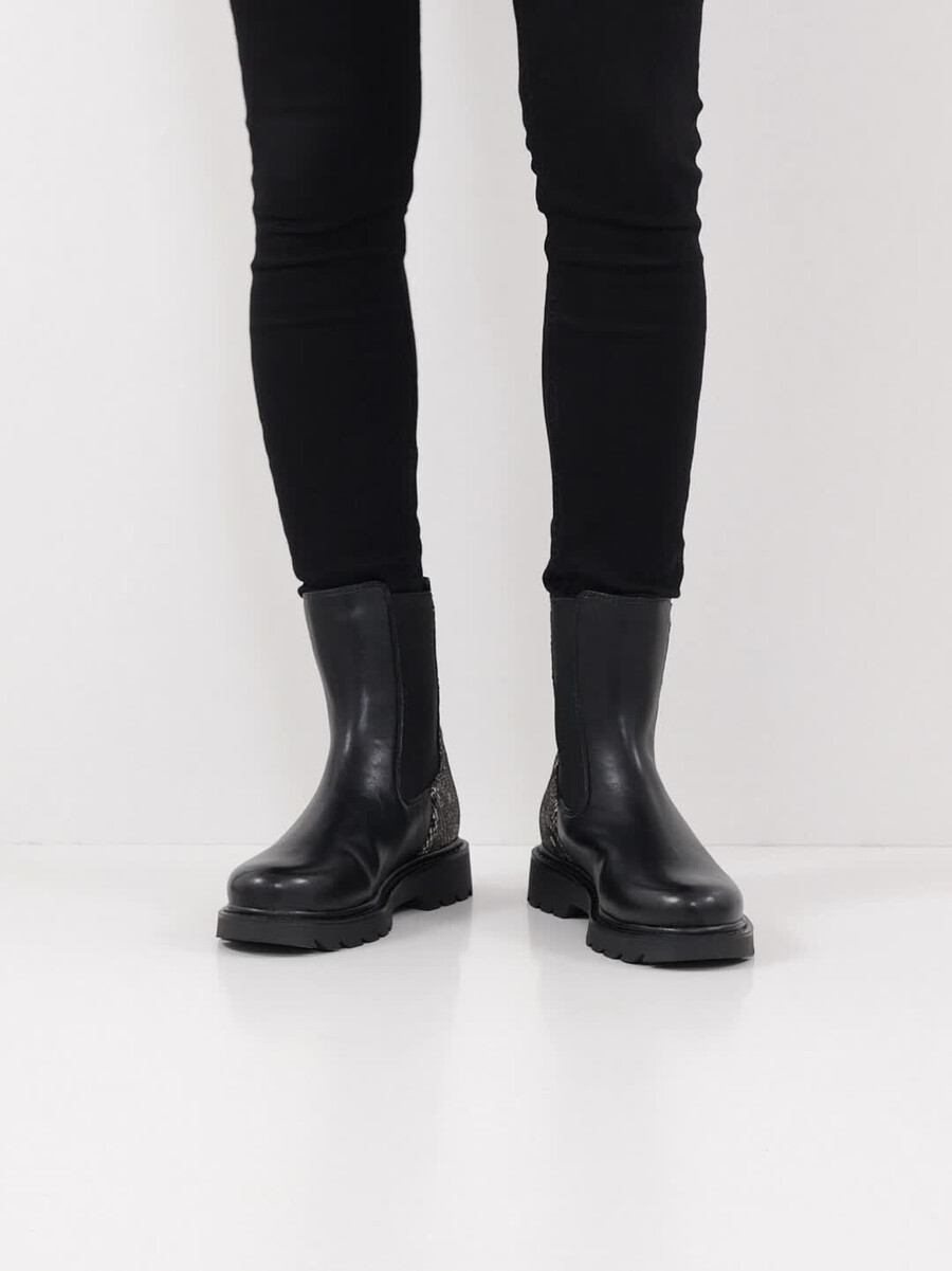 chelsea boot - noir 1-25411-45-073 acheter tamaris bottines en ligne