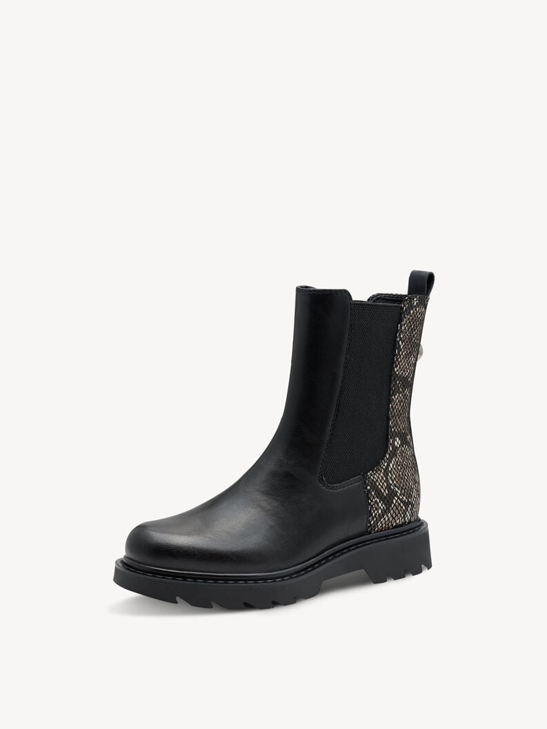 chelsea boot - noir 1-25411-45-073 acheter tamaris bottines en ligne