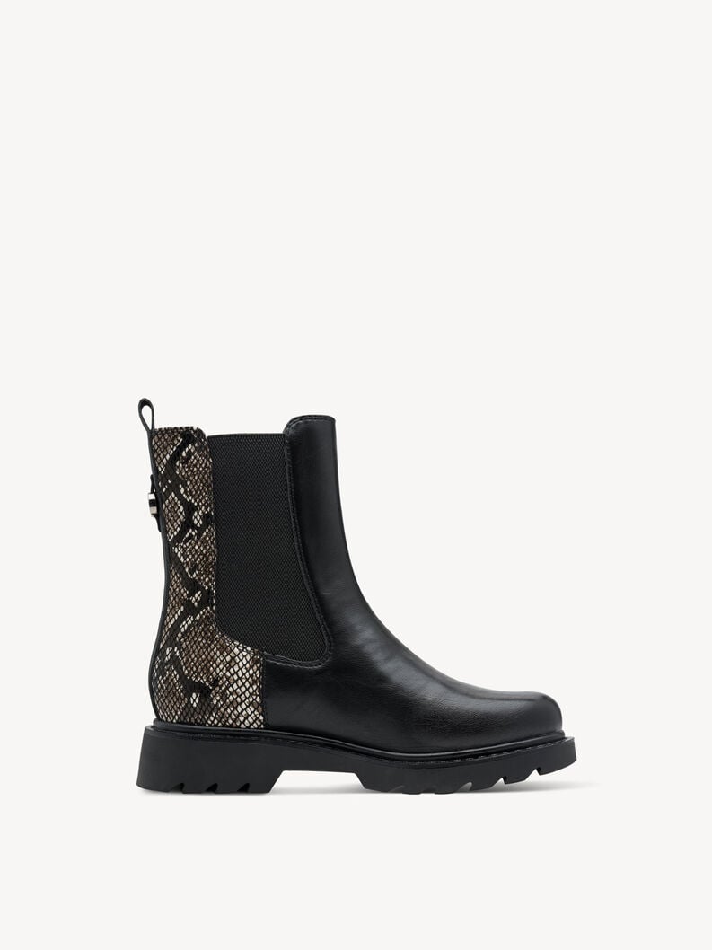 chelsea boot - noir 1-25411-45-073 acheter tamaris bottines en ligne