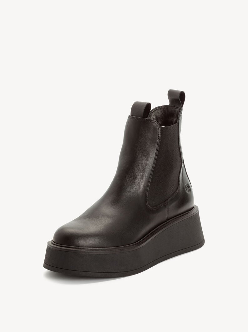 cuir chelsea boot - noir 1-25414-45-003 acheter tamaris bottines en ligne