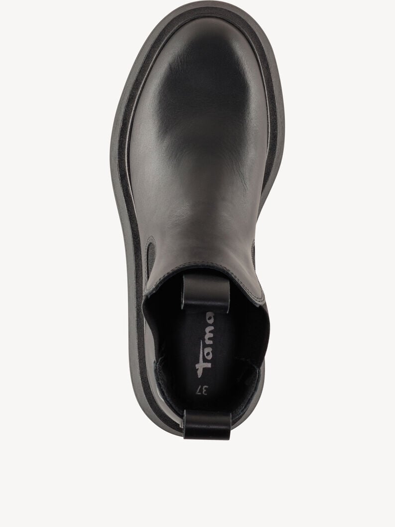 cuir chelsea boot - noir 1-25414-45-003 acheter tamaris bottines en ligne