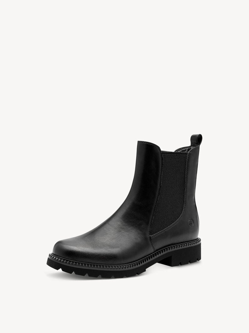 chelsea boot - noir 1-25417-45-001 acheter tamaris bottines en ligne