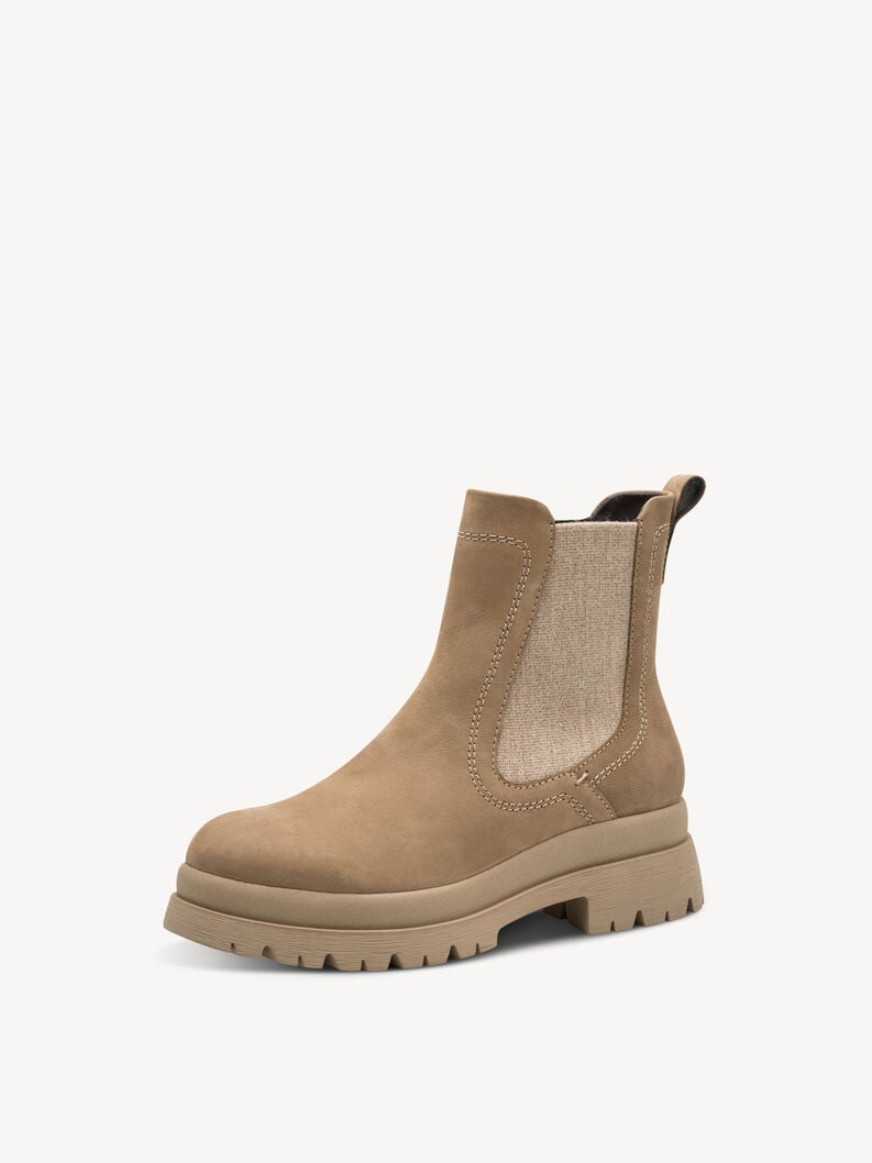cuir chelsea boot - brun 1-25423-45-310 acheter tamaris bottines en ligne