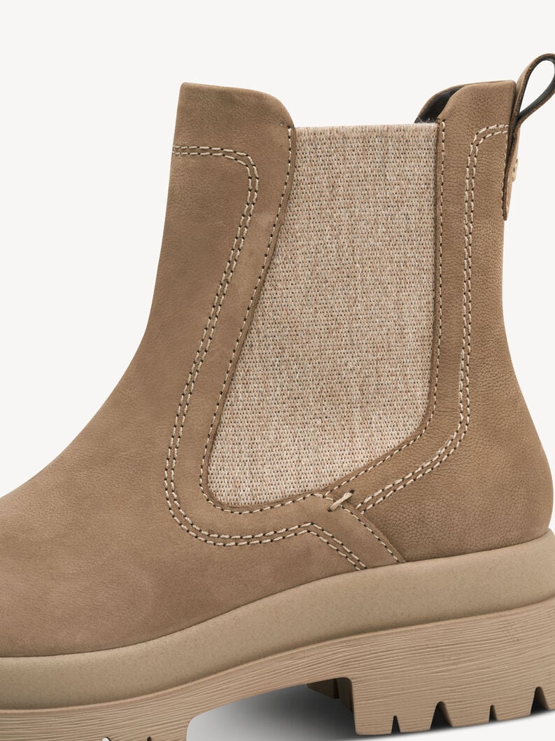 cuir chelsea boot - brun 1-25423-45-310 acheter tamaris bottines en ligne