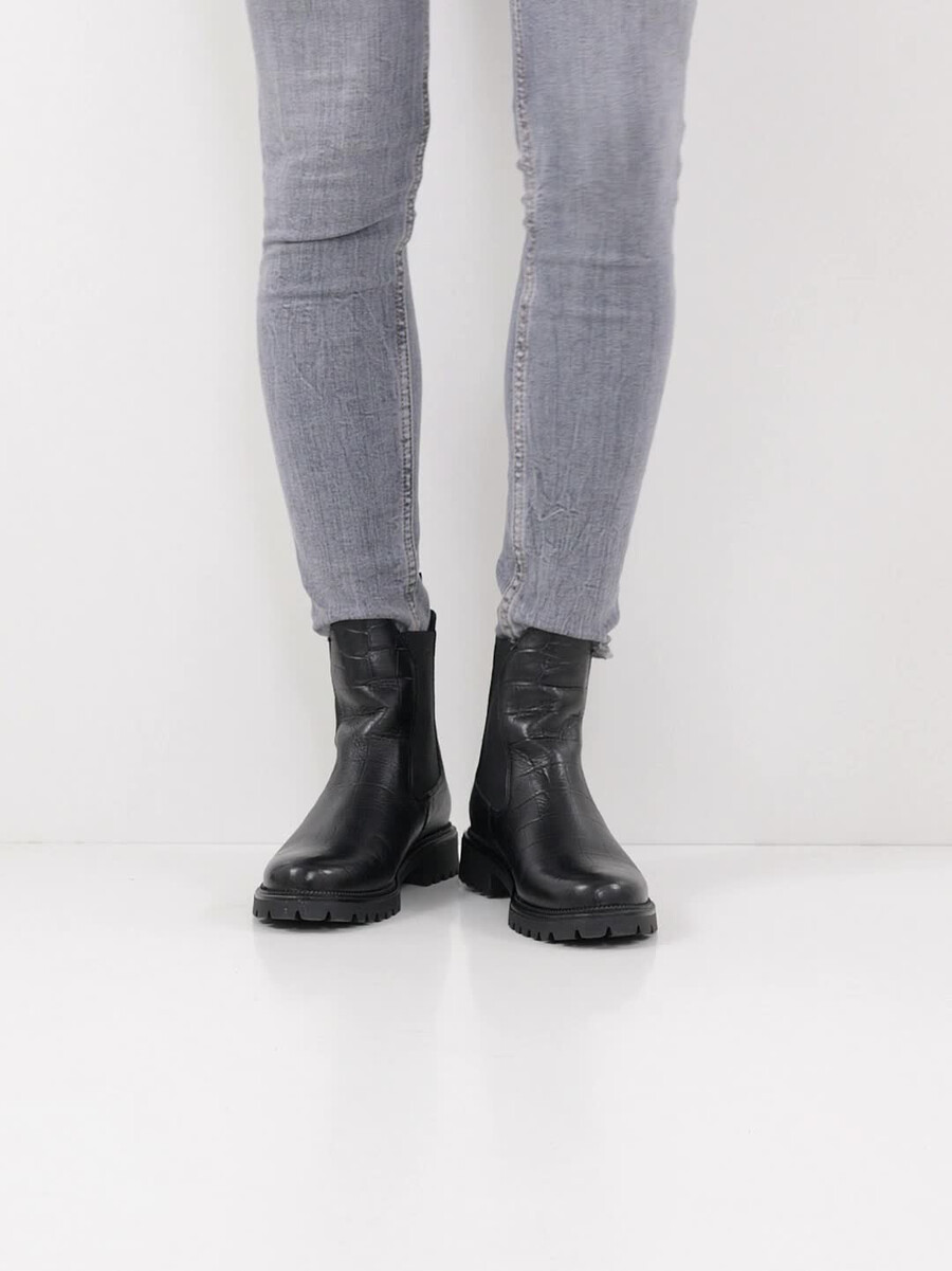 cuir chelsea boot - noir 1-25427-41-028 acheter tamaris bottines en ligne