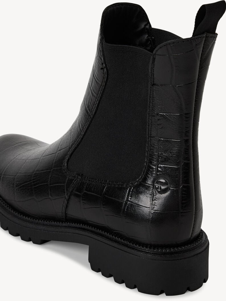 cuir chelsea boot - noir 1-25427-41-028 acheter tamaris bottines en ligne