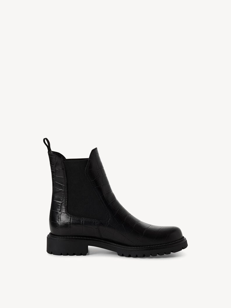 cuir chelsea boot - noir 1-25427-41-028 acheter tamaris bottines en ligne