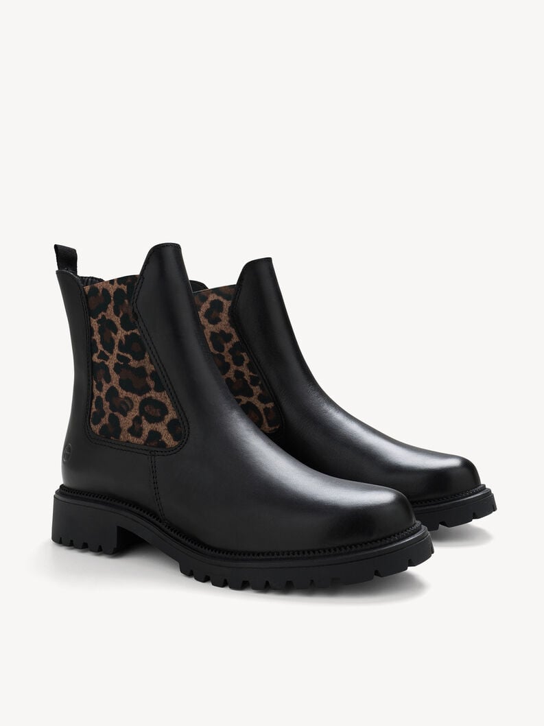 cuir chelsea boot - noir 1-25427-41-090 acheter tamaris bottines en ligne