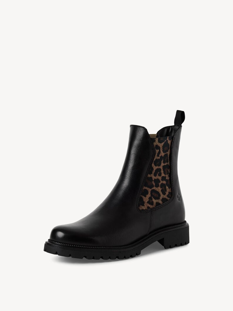 cuir chelsea boot - noir 1-25427-41-090 acheter tamaris bottines en ligne
