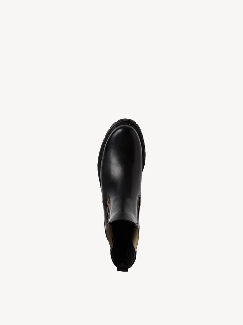 cuir chelsea boot - noir 1-25427-41-090 acheter tamaris bottines en ligne