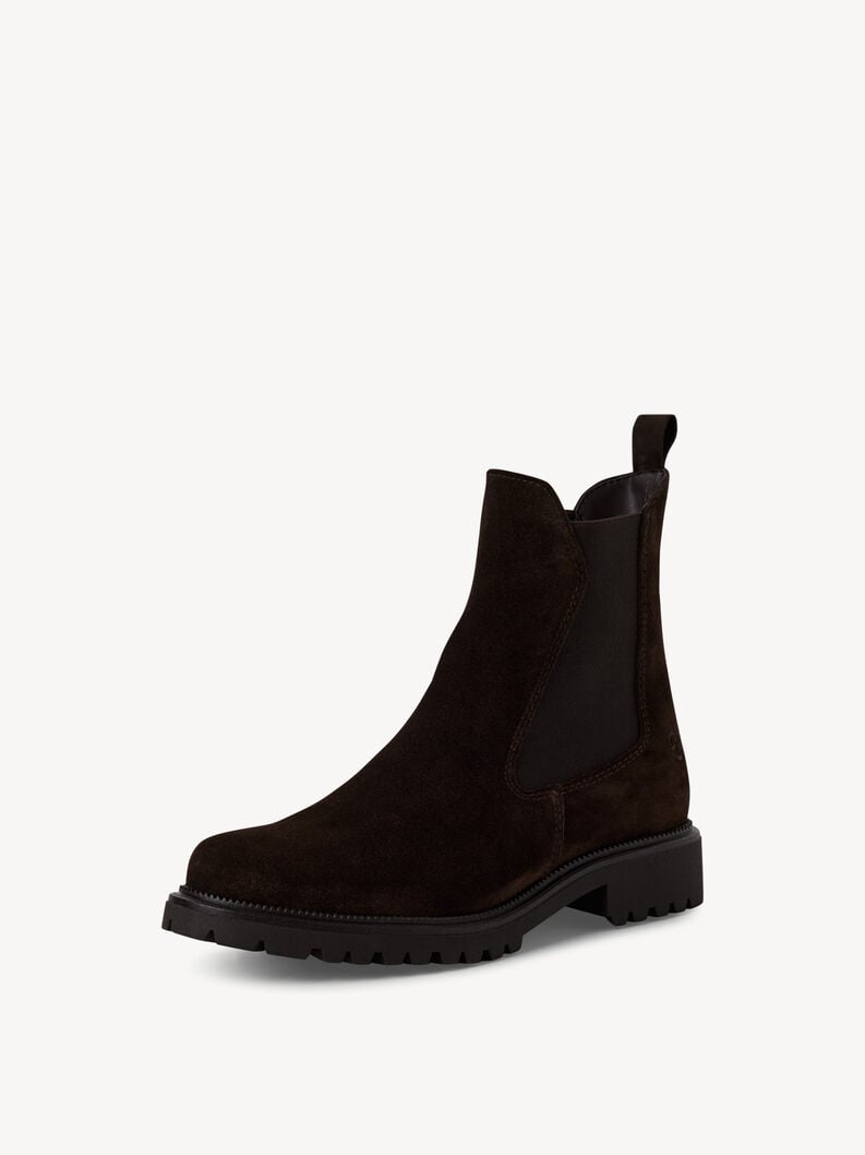 cuir chelsea boot - brun 1-25427-41-304 acheter tamaris bottines en ligne